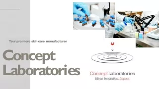 Concept laboratories - Your premiere skin care manufacturer
