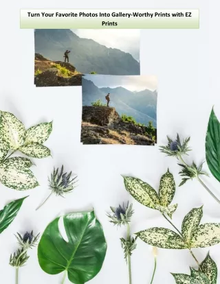 turn your favorite photos into gallery worthy