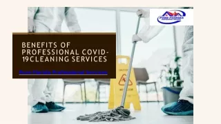 Benefits Of Professional Covid-19 Cleaning Services