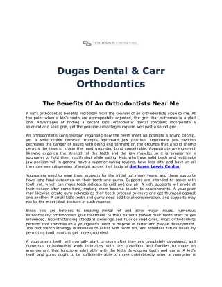 Dugas Dental and Carr Orthodontics