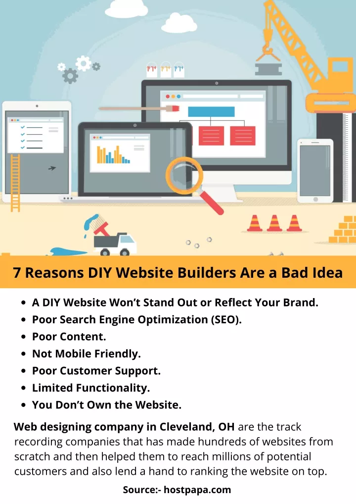 7 reasons diy website builders are a bad idea