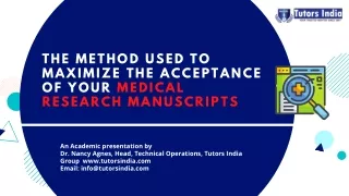 the method used to maximize the acceptance
