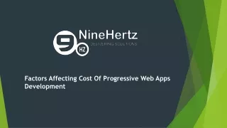 factors affecting cost of progressive web apps