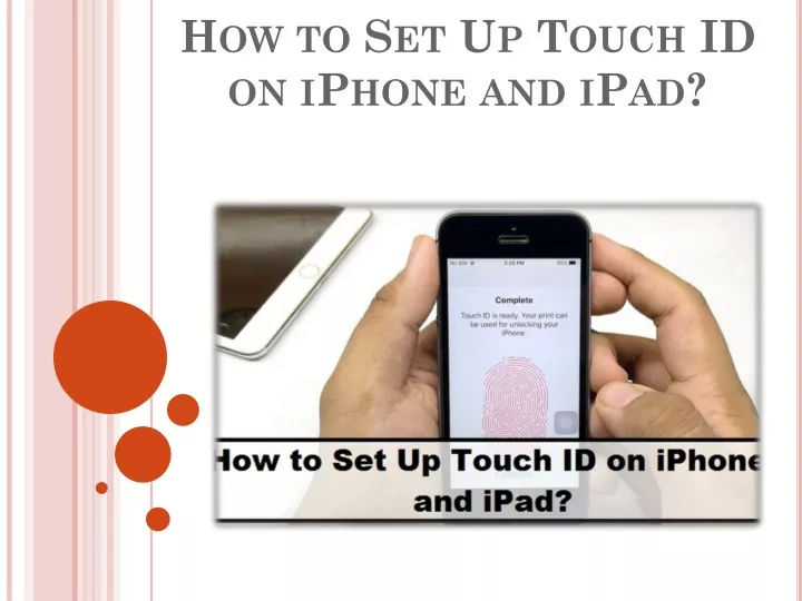 how to set up touch id on iphone and ipad
