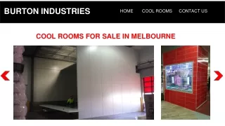 Cool room for sale in Melbourne