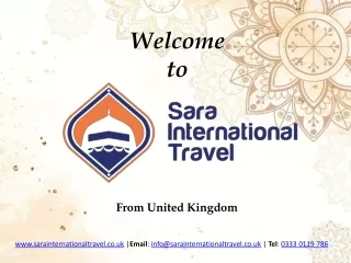 2021 Hajj Non-Shifting Package UK | Sara International Travel UK