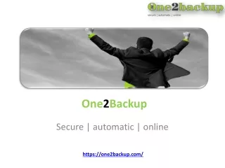 Online Data Backup Software - One2backup