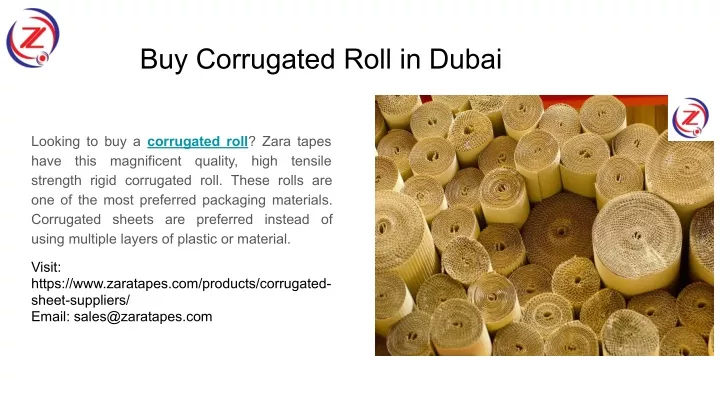 buy corrugated roll in dubai