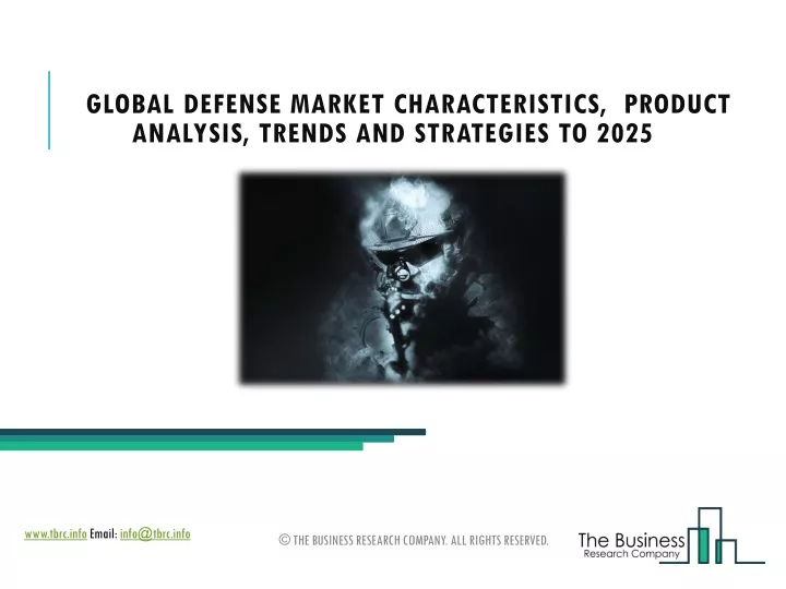 global defense market characteristics product