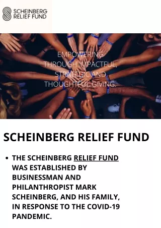 Scheinberg Relief Fund