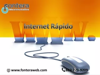 Servicio de Internet rápido disponible al mejor precio - FonteraWeb