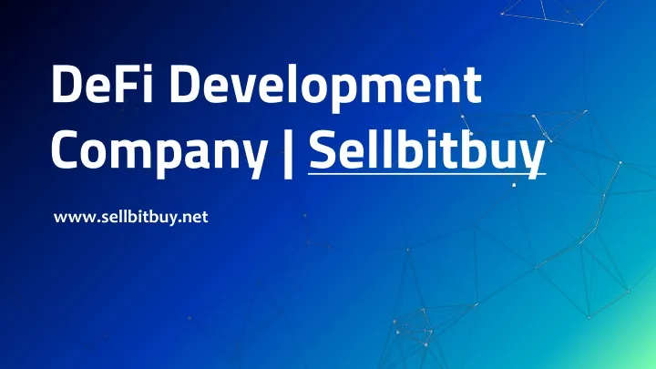 defi development company sellbitbuy