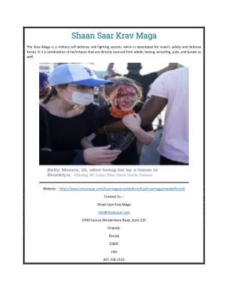 the krav maga is a military self defense