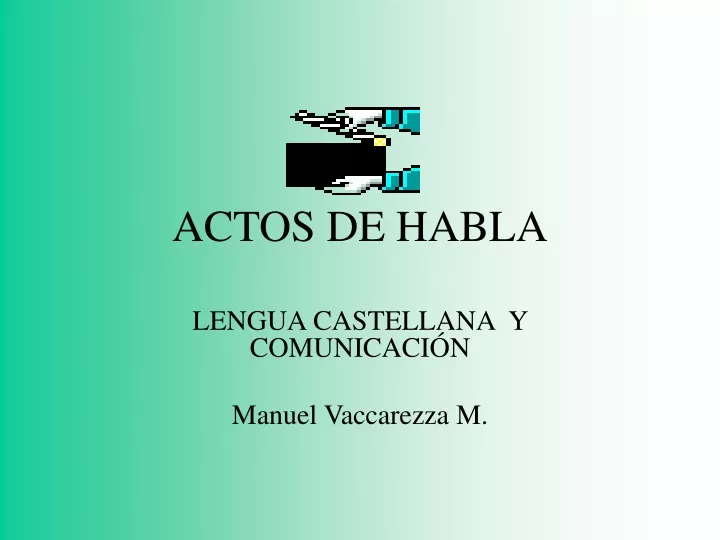 actos de habla