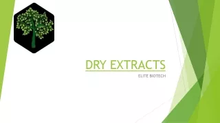dry extract