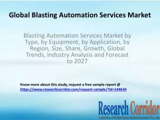 global blasting automation services market