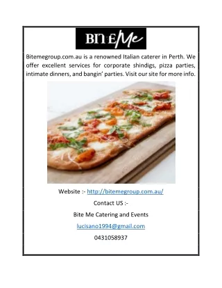 Premier Perth Caterers | Bitemegroup.com.au