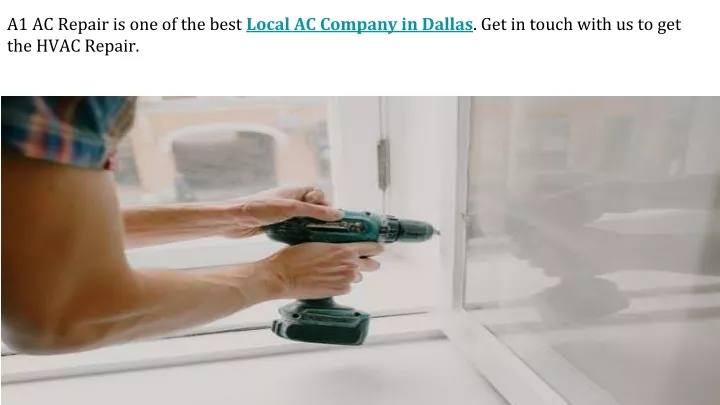 a1 ac repair is one of the best local ac company
