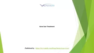 Acne Scar Treatment