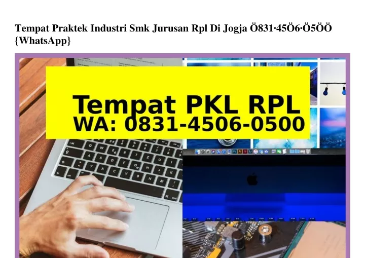 tempat praktek industri smk jurusan rpl di jogja