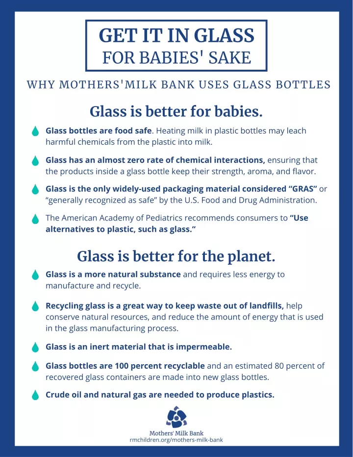 get it in glass for babies sake