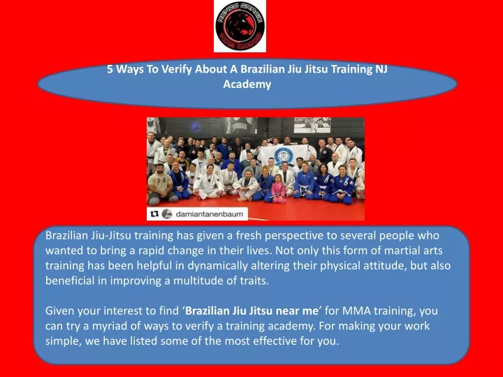 5 ways to verify about a brazilian jiu jitsu