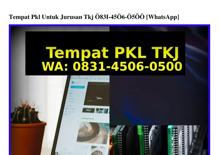 tempat pkl untuk jurusan tkj 83i 45 6 5 whatsapp