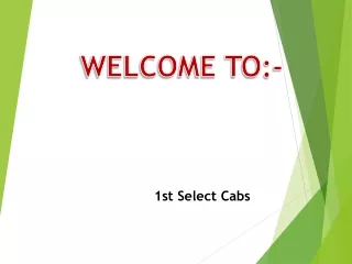 welcome to