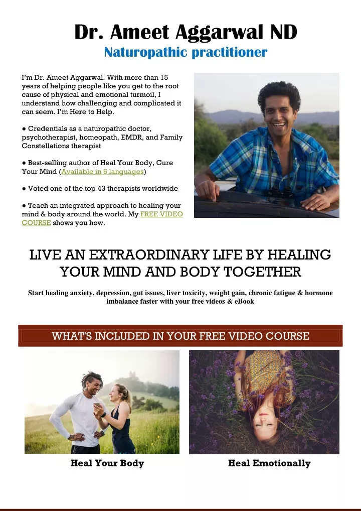dr ameet aggarwal nd naturopathic practitioner