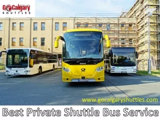 Private Shuttle Bus Service