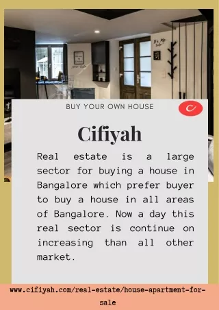 buy your own house