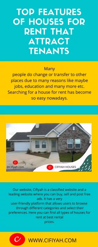 top features of houses for rent that attract