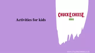 activities for kids