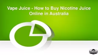 Vape Juice - How to Buy Nicotine Juice Online in Australia