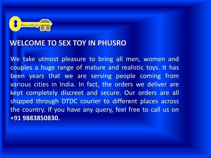 w elcome t o sex toy in phusro