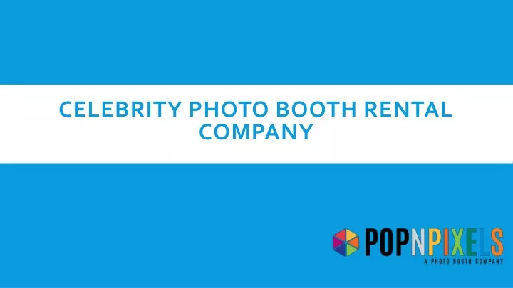 celebrity photo booth rental company