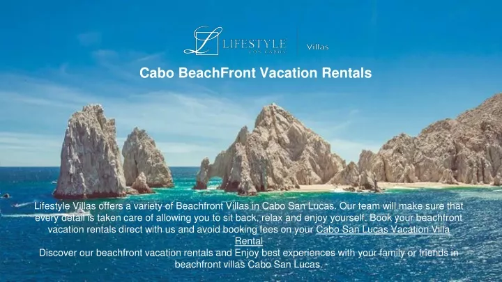 cabo beachfront vacation rentals