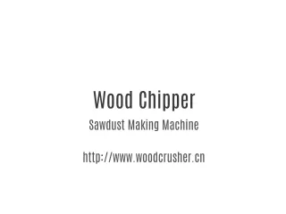 Wood Chipper(86-15978436639)