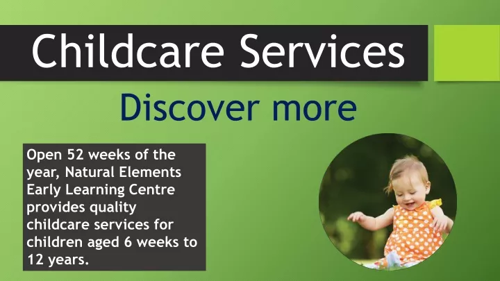 childcare services