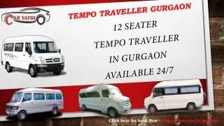 tempo traveller gurgaon