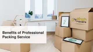 Benefits of Professional Packing Service.