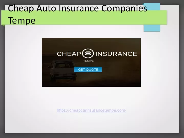 cheap auto insurance companies tempe