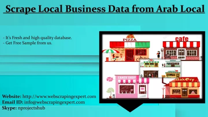 scrape local business data from arab local