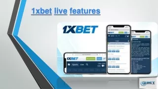 1xbet live features