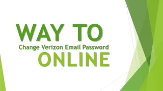 Way To ( 1-888-857-5157) Change Verizon Email Password