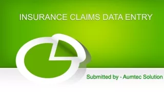 Insurance Claim Data Entry