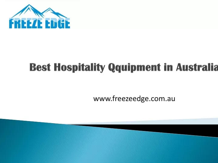 best hospitality qquipment in australia