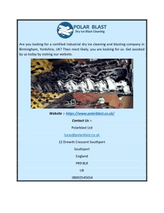 blast cleaning services uk | Polarblast.co.uk