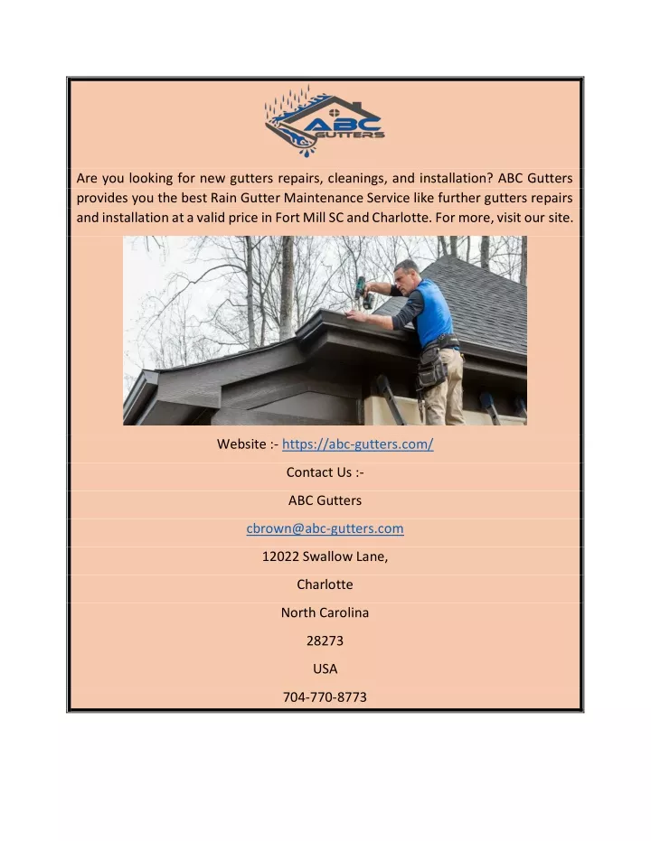 are you looking for new gutters repairs cleanings