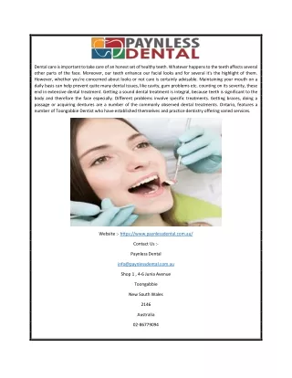 Best Dentist Parramatta | Paynlessdental.com.au